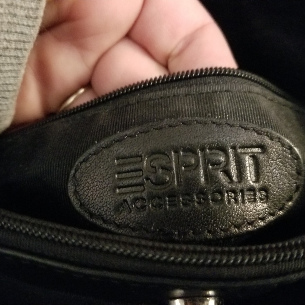 Esprit Black Shoulder Purse - Picture 8 of 11
